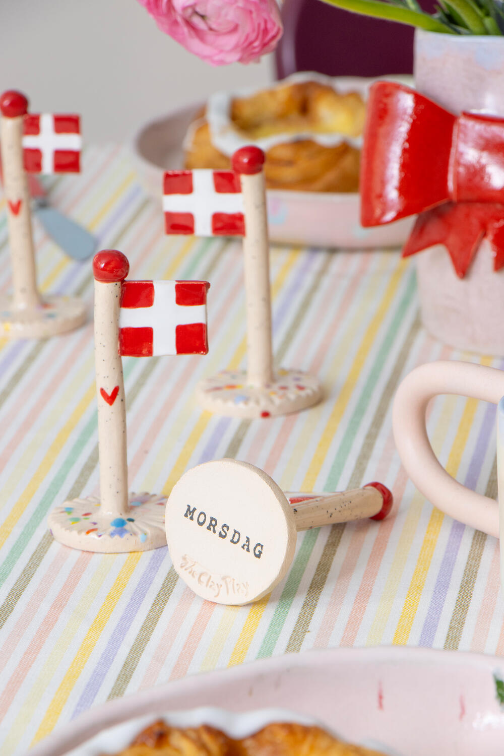 Mors dag flag 2025 - H10 cm.